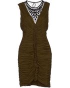 Roberto Cavalli Short Dress - Lyst