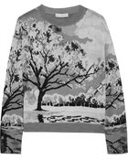Mary Katrantzou Landscape intarsia Knitted Sweater - Lyst