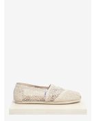Toms Crochet Classics Slip-ons - Lyst