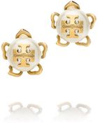 Tory Burch Emma Stud Earrings - Lyst