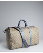 Gucci Beige Gg and Star Coated Canvas Carryon Duffel Bag - Lyst