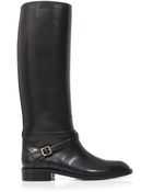 Saint Laurent Cavalière Riding Leather Boots - Lyst