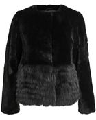 Co. Rabbit and Fox Fur Coat - Lyst