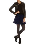 Karen Millen Brocade Print Skirt - Lyst