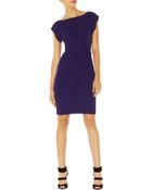 Karen Millen Modern Jersey Dress - Lyst