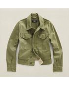 RRL Cropped Army Jacket - Lyst