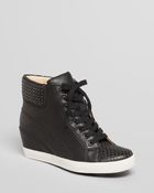 Splendid Helsinki Leather Wedge Sneaker - Lyst