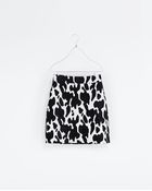 Zara Printed Mini Skirt - Lyst