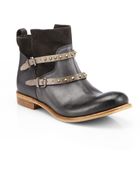 Alberto Fermani Emma Studded Leather & Suede Ankle Boots - Lyst