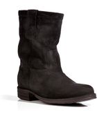 Fiorentini + Baker Suede Boots in Black - Lyst