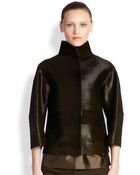 Jil Sander Calf Hair Jacket - Lyst