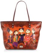 Love Moschino Charming Printed Borsa Manici Tote - Lyst