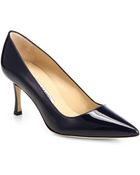Manolo Blahnik Bb Patent Leather Pumps - Lyst