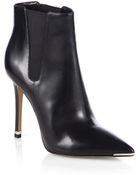 Michael Kors Andie Leather Ankle Boots - Lyst