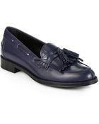 Tod's Leather Tassel Loafers - Lyst
