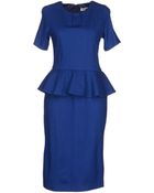 Jil Sander Kneelength Dress - Lyst
