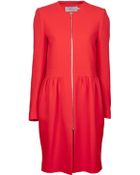 Preen By Thornton Bregazzi Zip Front Dress - Lyst
