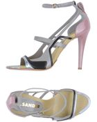 Jil Sander Sandals - Lyst