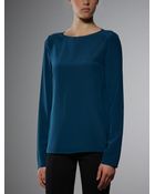 Patrizia Pepe Silk Shirt - Lyst
