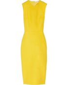 Victoria Beckham Woolblend Felt Sheath Dress - Lyst