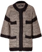 By Malene Birger Billipa Cardigan in Dark Sand - Lyst
