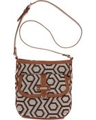 Nine West Hexagon 9s Jacquard Crossbody - Lyst