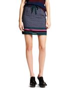 Tommy Hilfiger Printed Skirt - Lyst