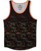 American Rag Printed Camo Tank Top - Lyst