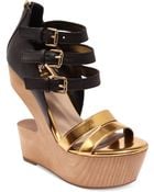 Dolce Vita Jeopardy Cut Out Platform Wedges - Lyst