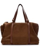 Zara Travel Bag with Leather Straps - Lyst