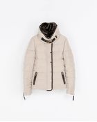 Zara Short Puffer Jacket - Lyst