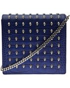 Thomas Wylde Croco Embossed Cross Body Bag - Lyst