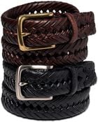 Tommy Hilfiger Braided Leather Belt - Lyst