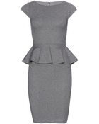 Alice + Olivia Victoria Peplum Dress - Lyst