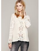 Free People Ruffled Whimsy Top - Lyst