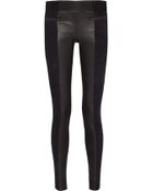 Isabel Marant Idris Suede and Leather Skinny Pants - Lyst