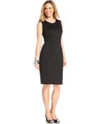 Jones New York Sleeveless Seamed Sheath - Lyst