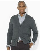 Polo Ralph Lauren Merino Vneck Cardigan - Lyst