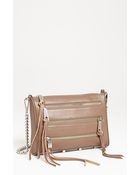 Rebecca Minkoff 5 Zip Mini Crossbody Bag - Lyst
