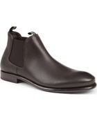 Ferragamo Santo Grained Leather Chelsea Boots - Lyst