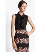 Dolce & Gabbana Stretch Georgette Blouse - Lyst