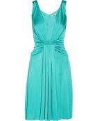 Issa Ruched Silk jersey Dress - Lyst