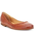 Frye Carson Ballet Flats - Lyst