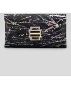Kara Ross Electra Splatter Lizard Clutch Bag - Lyst