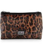 Moschino Leopardprint Large Cosmetic Bag - Lyst