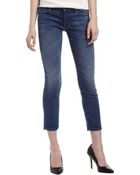 Mother Looker Cropped Skinny Jeans 32 - Lyst
