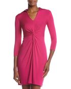 Muse Knot-Waist Jersey Dress - Lyst