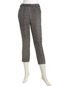 Rachel Roy Cropped Herringbone Pants - Lyst