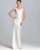 Laundry By Shelli Segal Sequin Tank Gown Sleeveless - Lyst