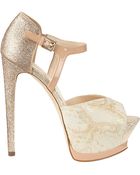 Nine West Nerissa Peep Toe Pump - Lyst